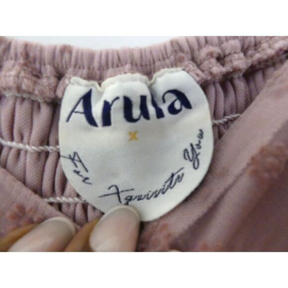 Arula | Blush Pink Sheer Sleeve‎ Babydoll Dress Size X Fairycore Cottagecore - Picture 3 of 6